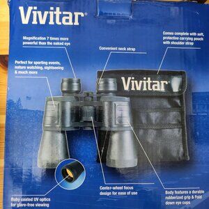 Vivitar Binoculars 7 x 50 Magnification with UV Coated Optics